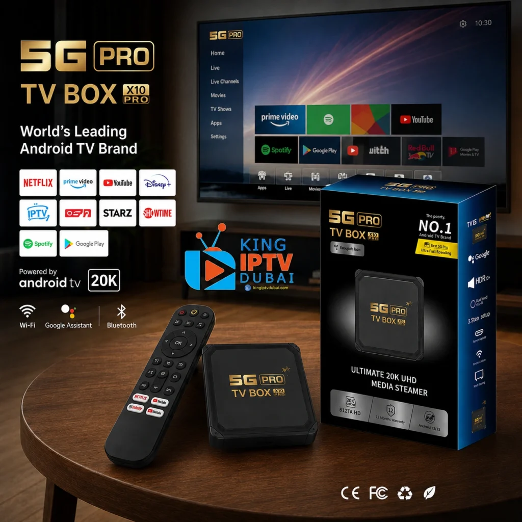 5G PRO X10 PRO 20K UHD Android TV Box