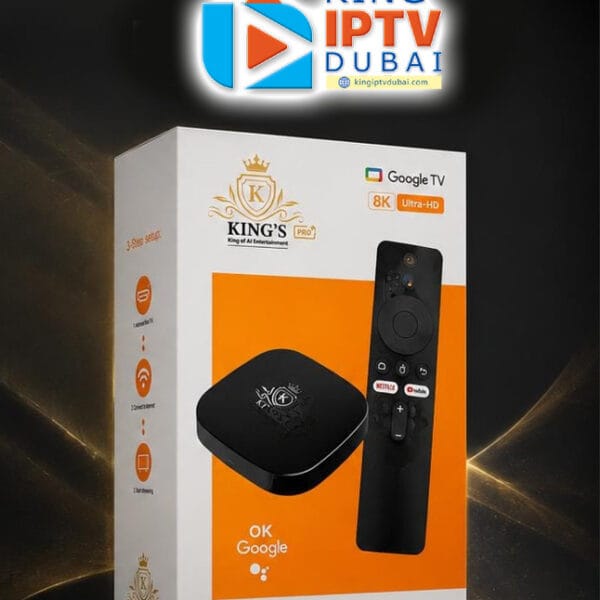 KING'S PRO 8K Ultra-HD Android Google TV Streaming Box