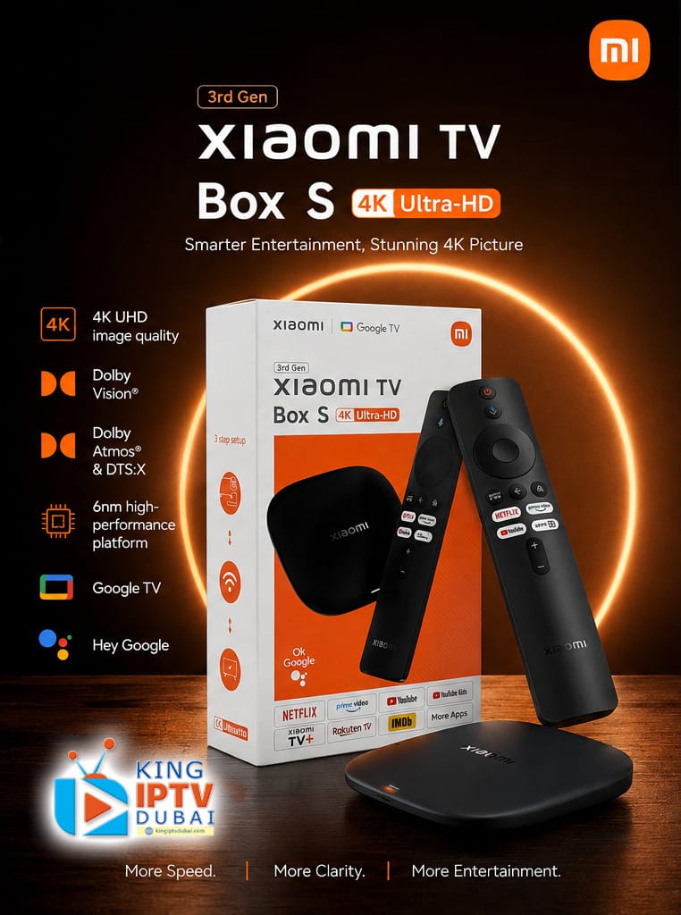 Xiaomi TV Box S (3rd Gen) 4K Ultra-HD Media Streamer