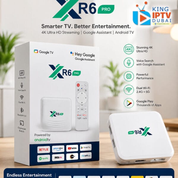 XR6 Pro 4K Ultra HD Android TV Streaming Box
